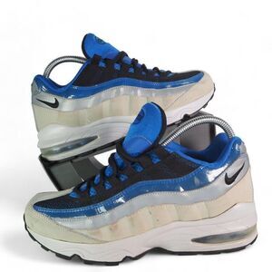 Nike 2009 Air Max '95 Casual Sneakers Grey / Blue 307565-401 Youth 6.5 Women's 8